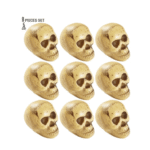 Set de 9 Crânes 5 cm – Décoration Halloween