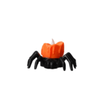 Bougie LED Chauffe-Plat Araignée 4 cm – Halloween