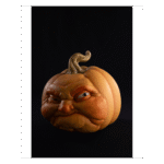 Citrouille Décorative en Résine 24 cm – Halloween – Image 2