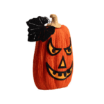 Citrouille Décorée 30 cm – Décoration Halloween – Image 2