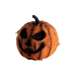 Citrouille Jute LED Orange 16 cm – Décoration Halloween