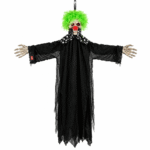 Clown Suspendu Sonore et Lumineux 130 cm – Halloween