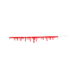 Collier Ras-de-Cou Effet Sang Rouge – Halloween