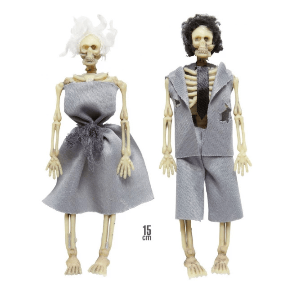 alpha-55-couple-de-squelettes-habilles-15-cm-halloween-1258208373.png Couple de Squelettes Habillés 15 cm Halloween – Image 1