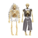 Couple de Squelettes Mariés 15 cm – Halloween