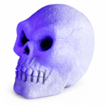 Crâne Géant Lumineux LED avec Son 34 cm – Halloween – Image 2