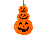 Citrouille en Feutre 38 cm – Décoration Halloween