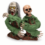 Fantôme Demi-Corps 60 cm Son, LED & Mouvement – Halloween – Image 2
