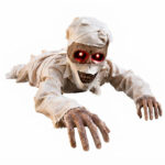 Fantôme Momie Rampant 106 cm Son, LED & Mouvement