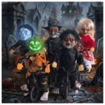 Fantômes Cavaliers 5 Styles – Décoration Halloween – Image 2