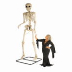 Squelette Géant Articulé LED 3,05 m – Halloween