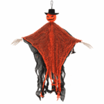 Grand Fantôme Citrouille Orange 83 cm – Halloween
