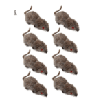 Set de 8 Souris Floquées 5 cm – Déco Halloween