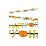 Guirlande Papier Happy Halloween 2 m
