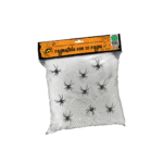 Toile d’Araignée Blanche 500 g – Décoration Halloween – Image 2