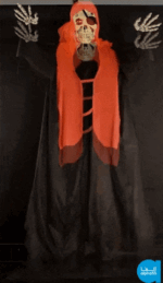 Squelette Pirate Lumineux à Suspendre 360 cm – Halloween – Image 2