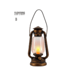 Lanterne LED Bronze 25 cm – Décoration Lumineuse