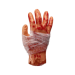 Main Humaine avec Pansement 20 cm – Halloween