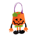 Sac Citrouille en Feutre avec Pattes 50 cm
