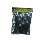Toile d’Araignée 100 g – Décoration Halloween – Image 2