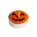 Set de 9 Bougies Citrouille en Cire 4 cm – Halloween