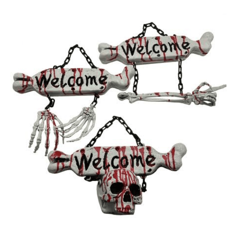 alpha-55-pancarte-welcome-36-cm-3-assortiments-halloween-1257481521.png Pancarte Welcome 36 cm – Décoration Halloween – Image 1