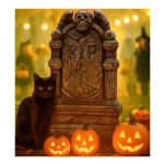 Pierre Tombale 30 x 49 cm – Décoration Halloween – Image 2