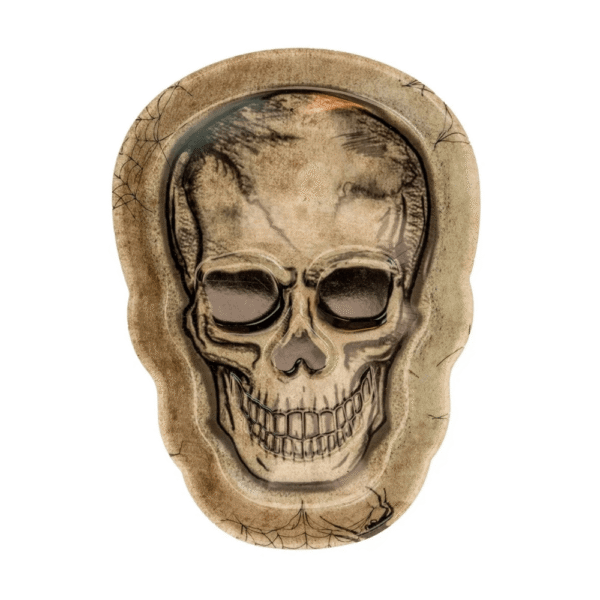 Plat Forme Crâne Halloween 25 x 18 cm