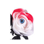 Rose avec Œil 35 cm – Décoration Halloween