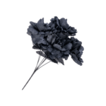 Roses Noires avec Crânes 40 cm – Décoration Halloween