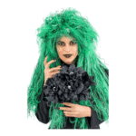 Roses Noires avec Crânes 40 cm – Décoration Halloween – Image 2