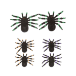 Set de 2 Araignées Pailletées 12 cm Halloween