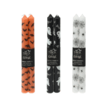 Set de 2 Bougies Cône en Cire 25 cm – Halloween