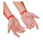 Set de 2 Bracelets Effet Sang – Halloween – Image 2