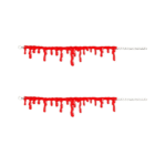 Set de 2 Bracelets Effet Sang – Halloween