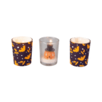 Set de 3 Bougies Halloween en Verre – Décoration – Image 2
