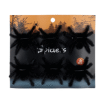 Set de 6 Araignées Poilues 7 cm – Déco Halloween – Image 2