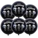 Set de 6 Ballons Squelette – Décoration Halloween