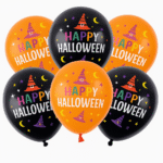 Set de 6 Ballons Happy Halloween – Décoration