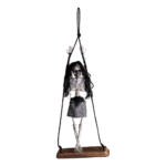 Squelette Fille sur Balançoire 65 cm – Halloween