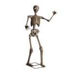 Squelette sur Pied 160 cm – Son, LED & Mouvement
