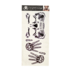 Tatouage Cicatrice Ossements Mains Bouche Halloween