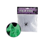 Toile d’Araignée Blanche GID 60 g – Décoration Halloween
