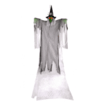 Tunique Sorcière LED 310 cm Grise – Halloween