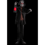 Zombie sur Piédestal LED, Son & Mouvement 1,7 m