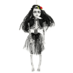 Squelette Gothique 40 cm – Décoration Halloween