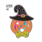 Poster Citrouille 26 x 19 cm – Décoration Halloween